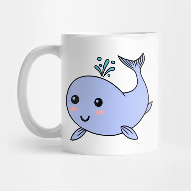 Cute Whale by KayBee Gift Shop